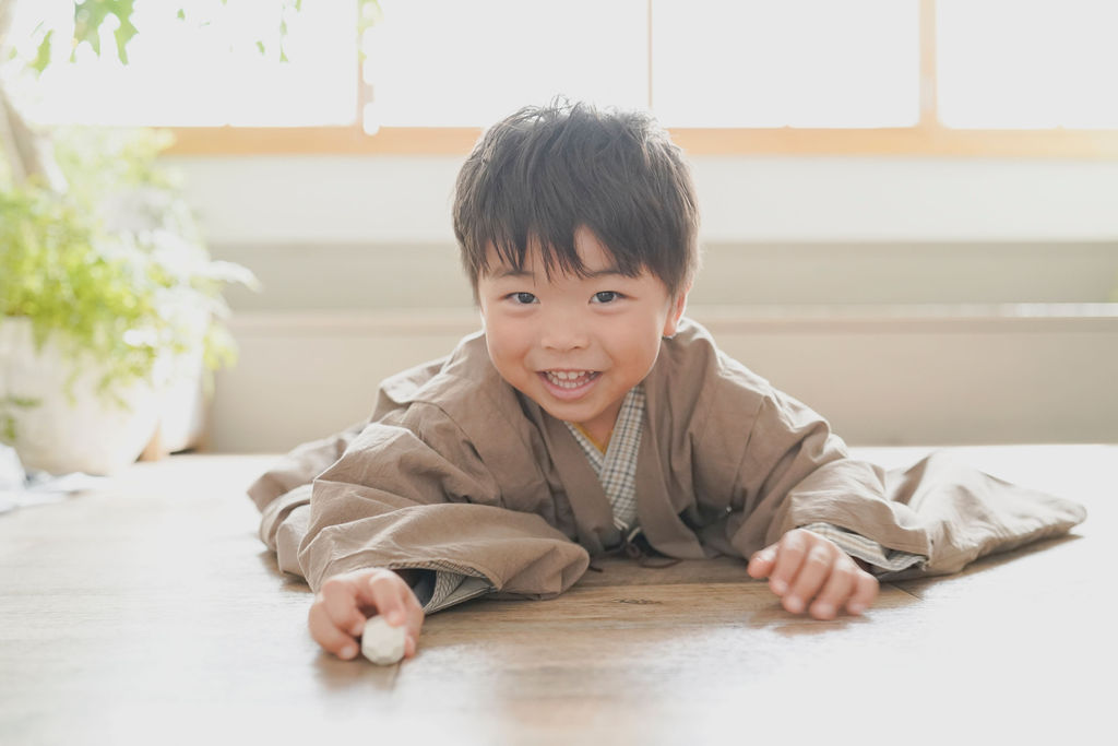 梅田フォトスタジオ　５歳男の子の七五三撮影レポート