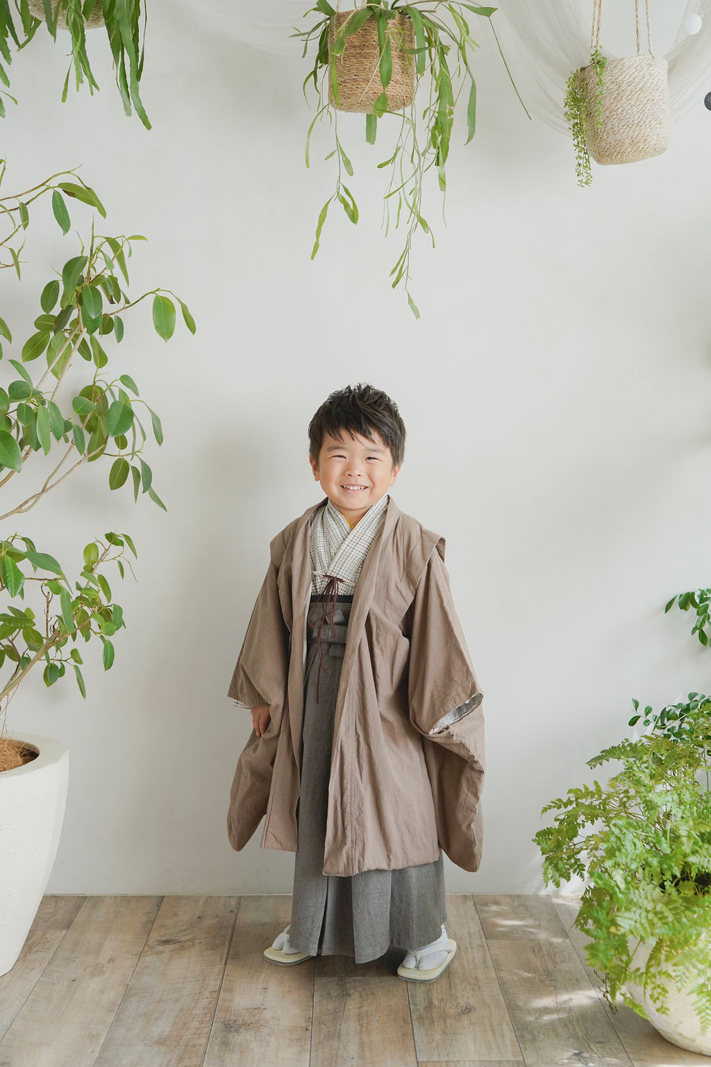 梅田フォトスタジオ　５歳男の子の七五三撮影レポート