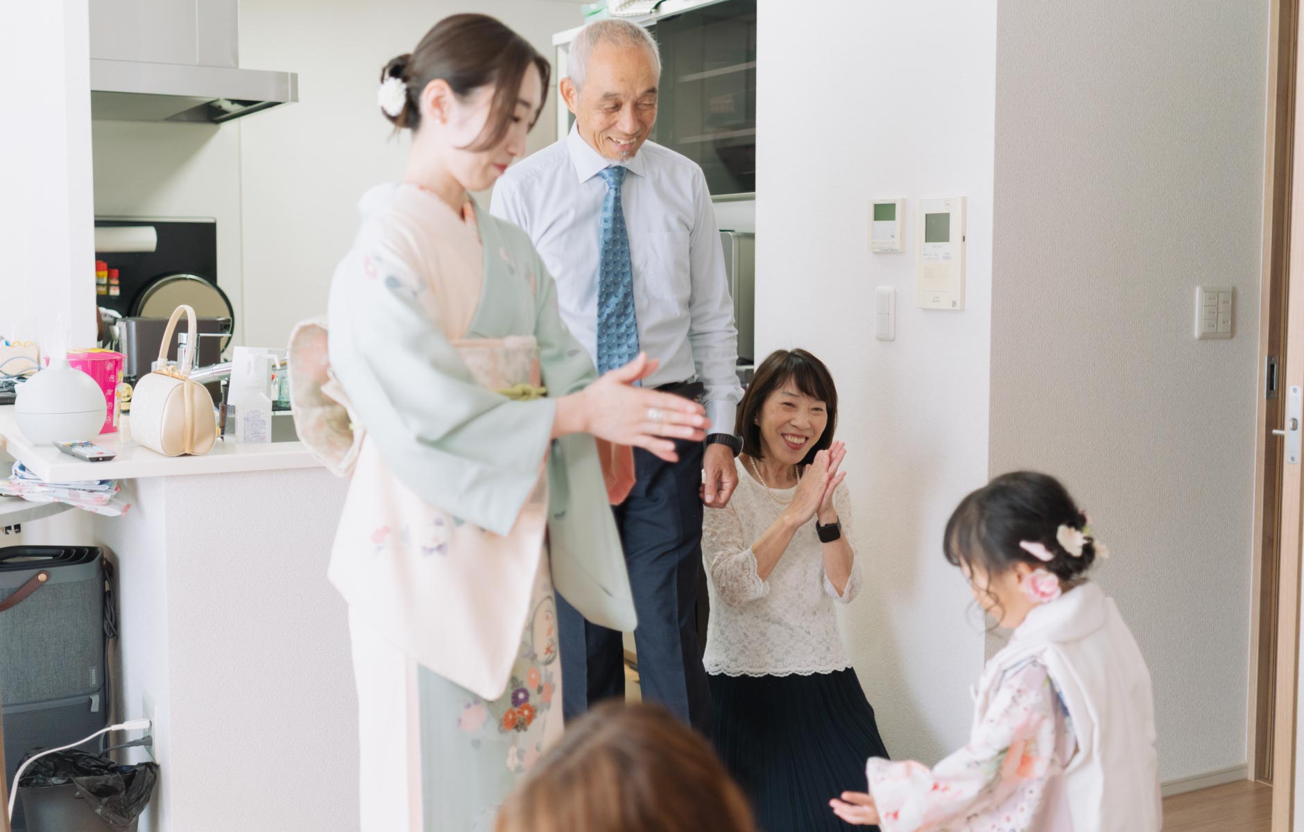 自宅でのお支度＋ロケーション撮影プラン（地元の神社）