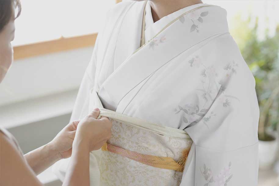 お宮参り産着・訪問着レンタル&着付け